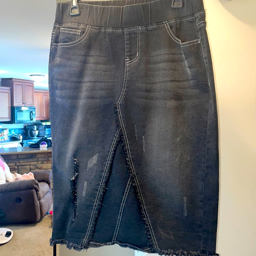Jean skirt